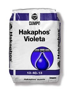 Abono hidrosoluble NPK 13-40-13 con micronutrientes